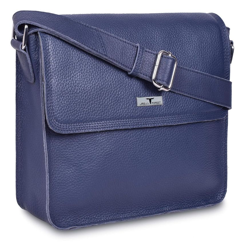 URBAN FOREST Cody Leather Messenger Bag for Men