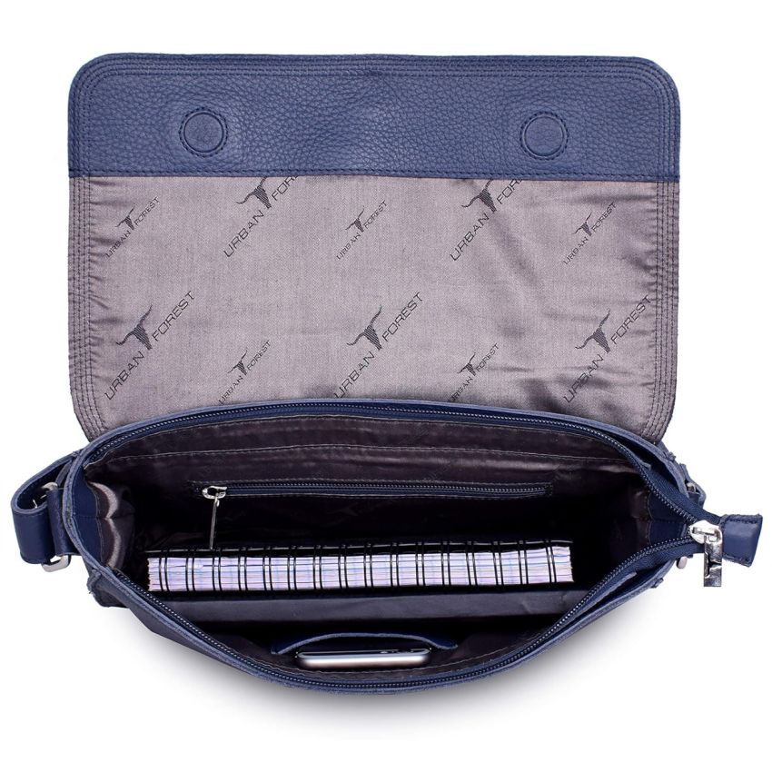 URBAN FOREST Cody Leather Messenger Bag for Men