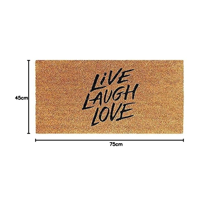 Onlymat Natural Coir Art Printed Doormat - 29.25