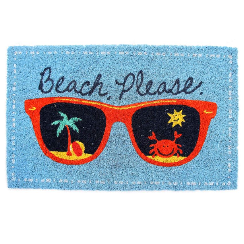 Onlymat Natural Coir Art Printed Doormat - 29.53