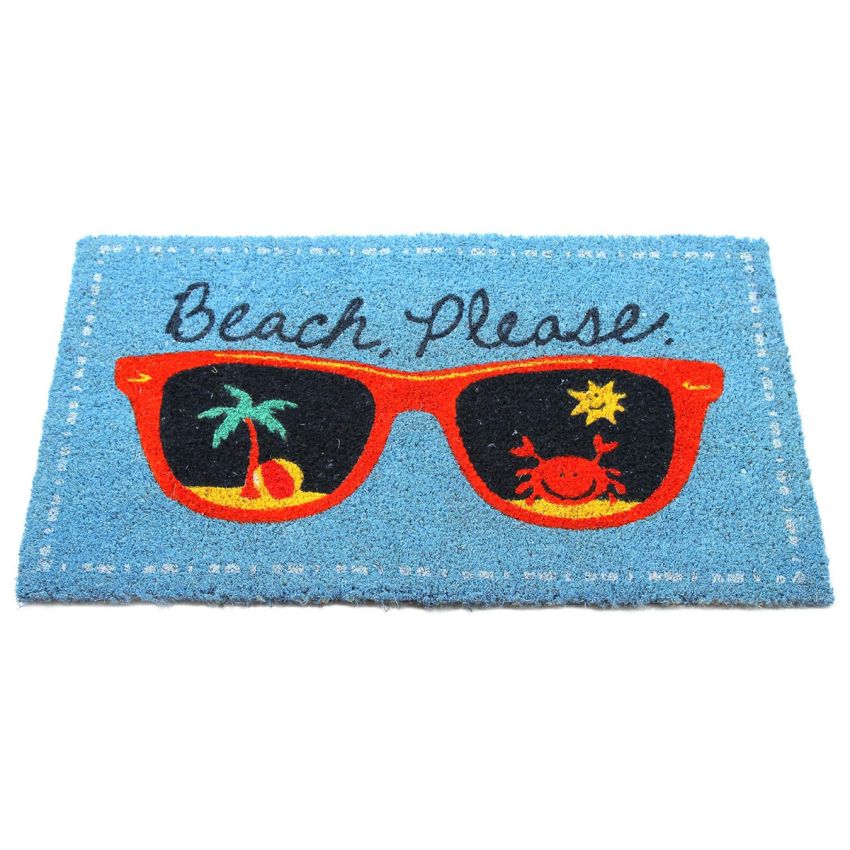 Onlymat Natural Coir Art Printed Doormat - 29.53