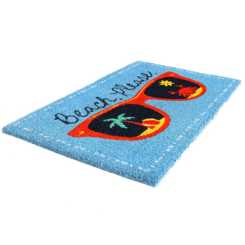 Onlymat Natural Coir Art Printed Doormat - 29.53