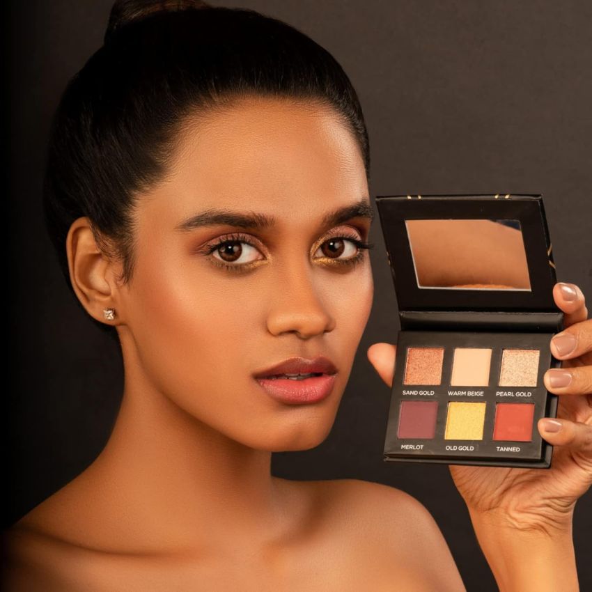 RENEE Wedding Season OTW Combo of Golden Hour Eyeshadow Palette 7.2gm & Kee Pah Flase Eyelashes