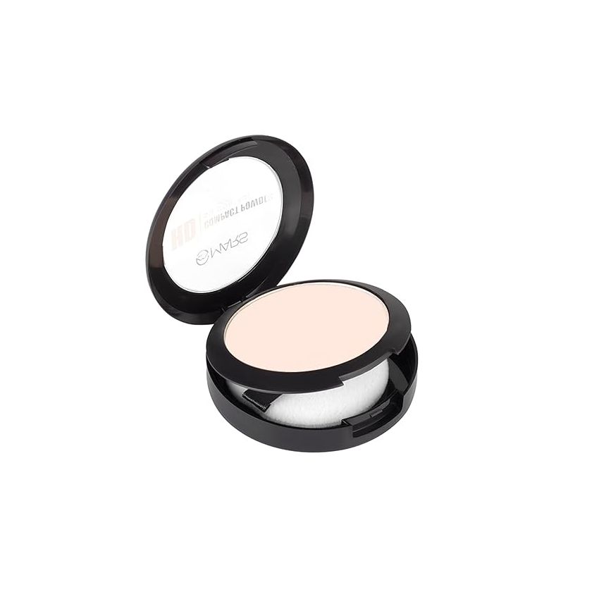 MARS HD Mattifying Compact Powder | Lightweight Formula with Oil Control | Long Lasting & Travel friendly (8g) (01-ICING)