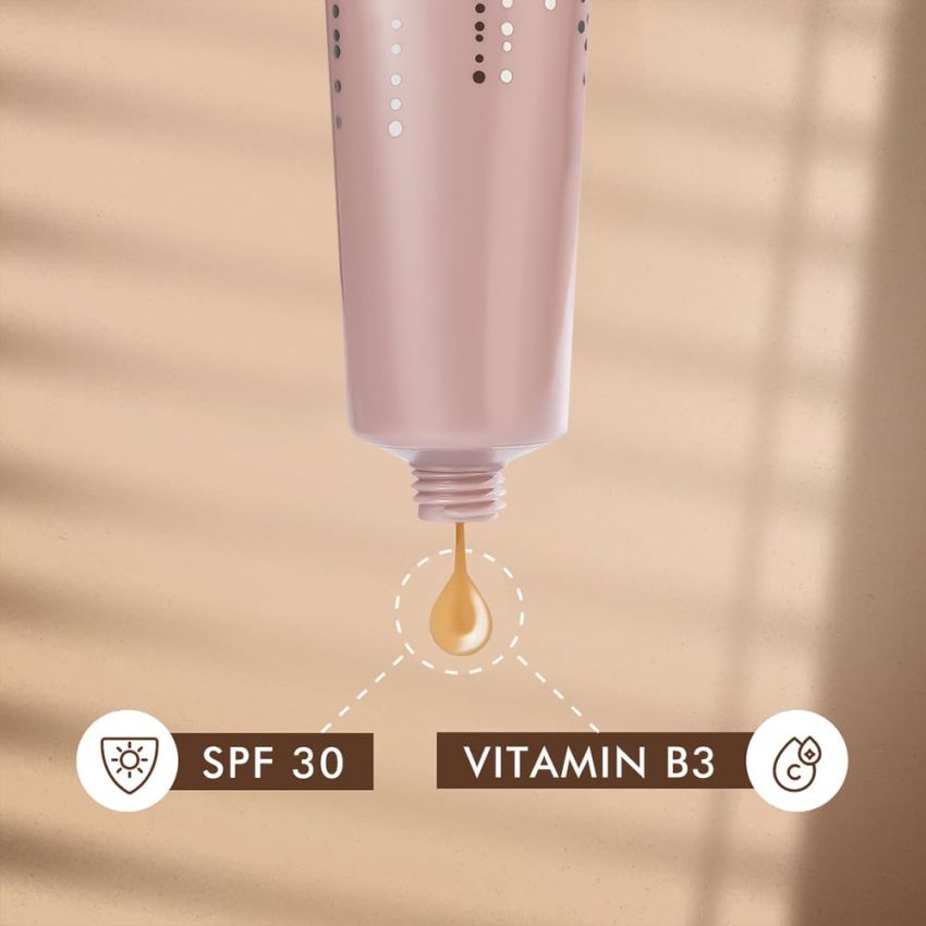 Lakme 9to5 CC Cream with SPF30 PA++ - Bronze |Enriched with 3% Niacinamide | Conceals Dark Spots| Brightens Skin |Lightweight Moisturizer + Foundation |30 g