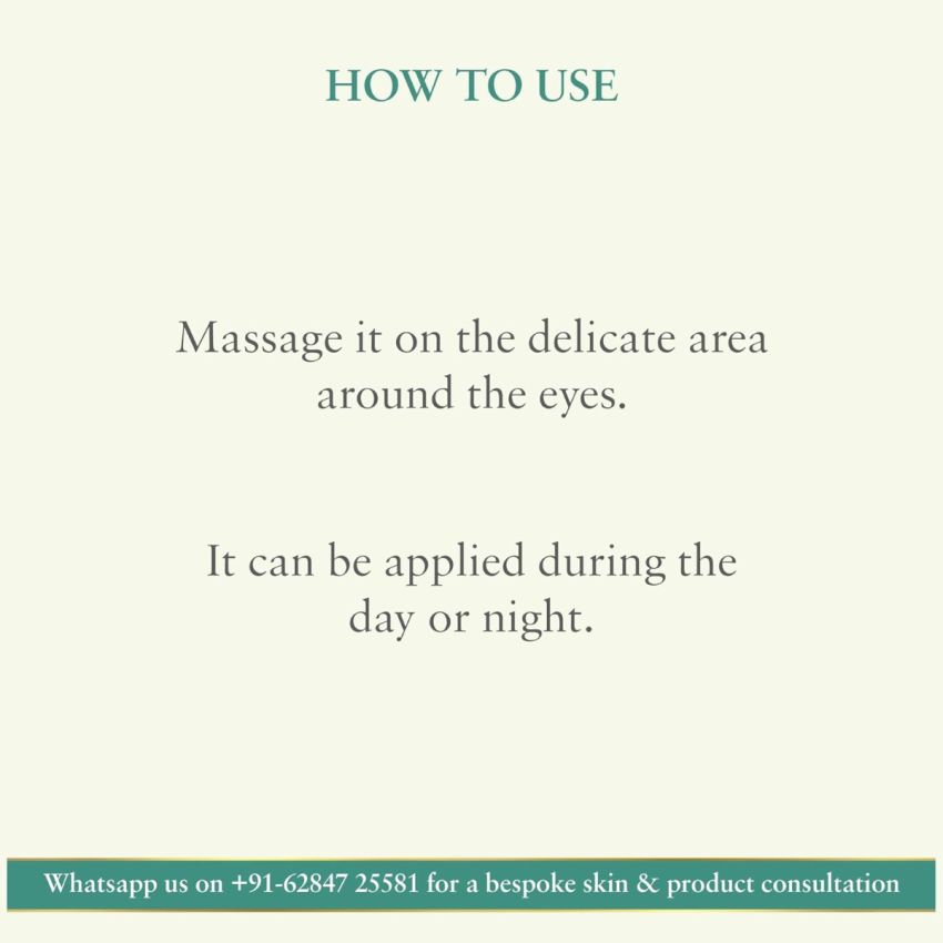 Just Herbs Ayurvedic I'Clear Green Tea-Cucumber Nourishing Under Eye Gel For Dark Circle & Under Eye Bags Suitable For Oily/Combination Skin Type - For Men & Women