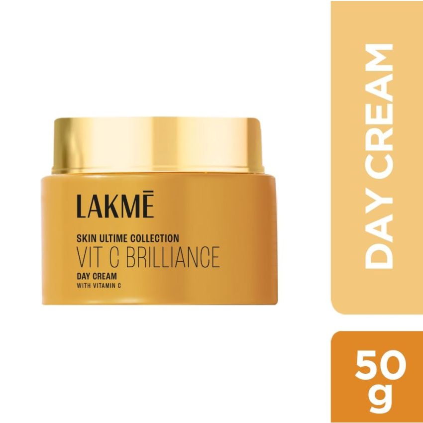 Lakme 9to5 1% Active Vitamin C+ Day Cream for Face | Face Cream for Bright, Glowing Skin | For Dry, Oily, Normal, Sensitive & Combination Skin | 50g