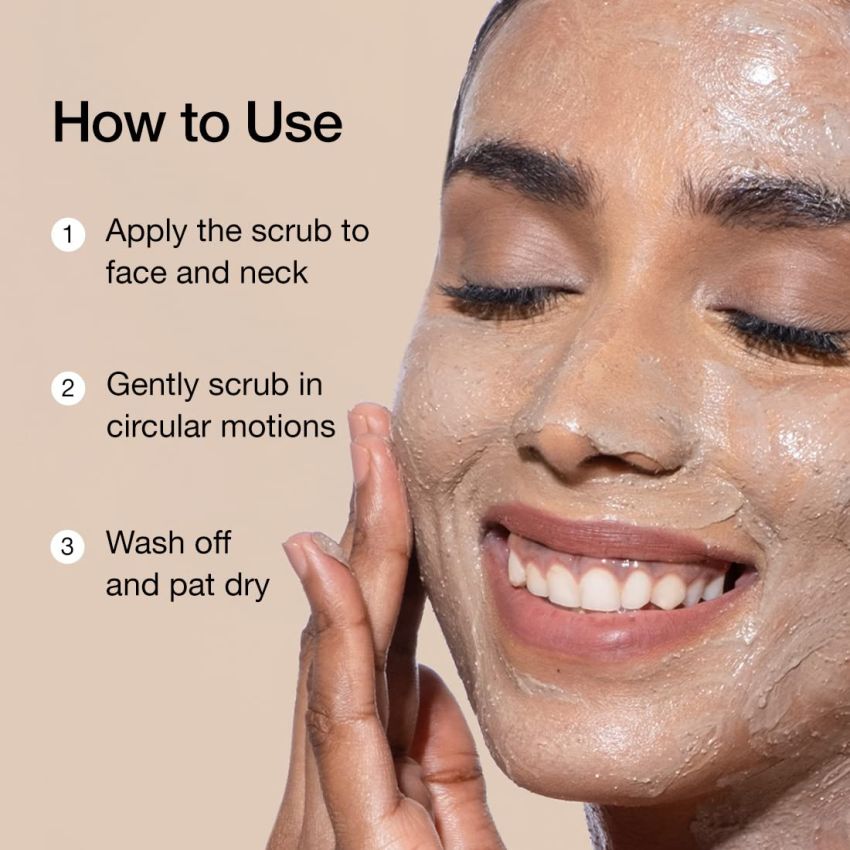 mCaffeine Coffee Tan Removal Face Scrub (75gm) | Blackhead, Whitehead Remover, Dead Skin Remover, Detan Pack I Caffeine & Walnut Exfoliate Scrub For Women & Men