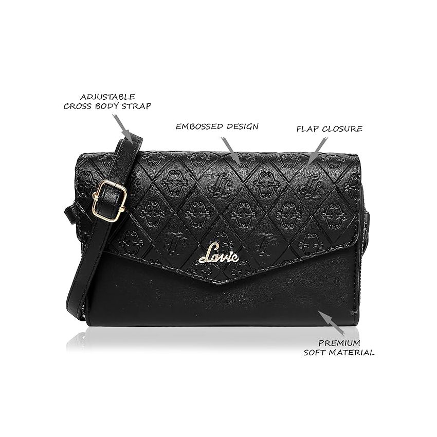 Lavie Women's Deboss Sally Dual Zip Wallet | Ladies Purse Wallet