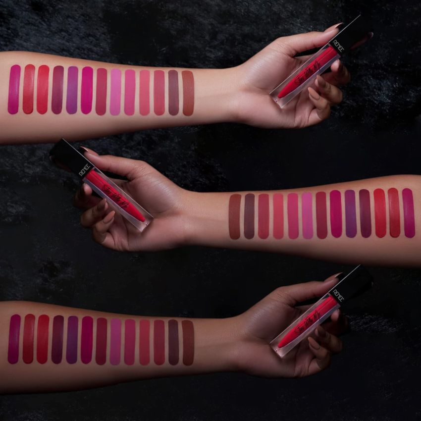 RENEE Stay With Me Matte Lip Color Desire for Brown, 5ml| Long Lasting, Light Weight & Non Transfer Formula| Water & Smudge Proof