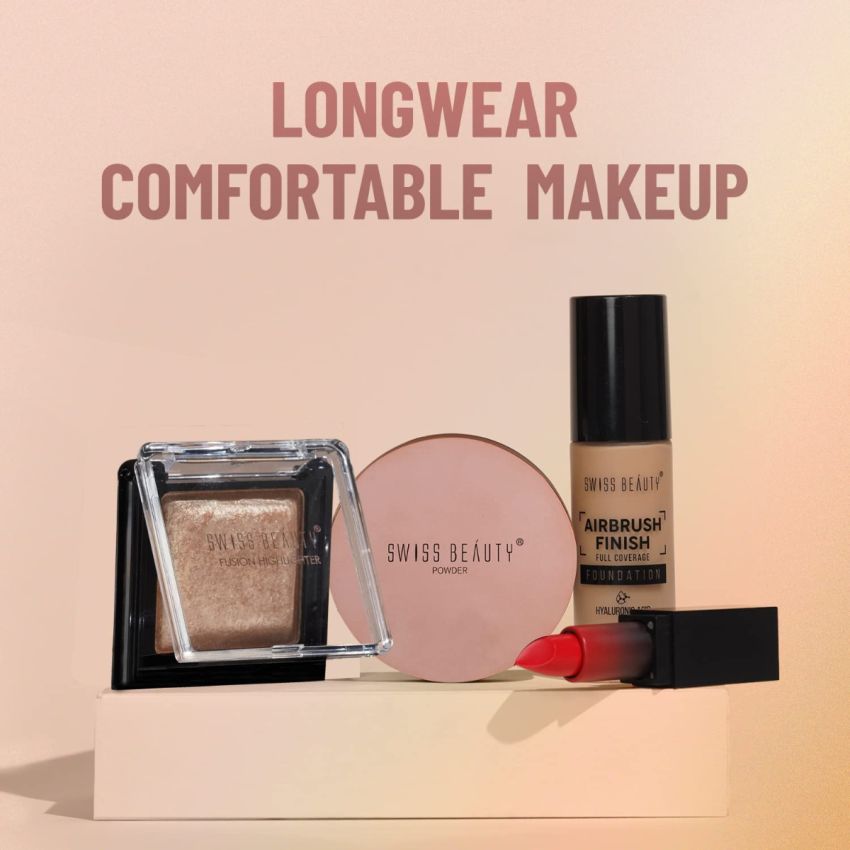 Swiss Beauty Fusion Creamy Highlighter With Dewy Glow Finish And Easy To Blend Formula | Shade-02, 6Gm|