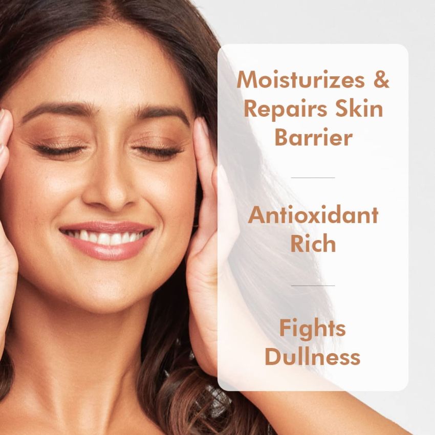 mCaffeine Coffee Face Oil for Dewy Glow | 24 Hr Moisturization to Fight Dullness | Blend of 14 Oils for Skin Barrier Repair | Lightweight & Fast Absorbing Oil for Men & Women | All Skin Types - 20 ml