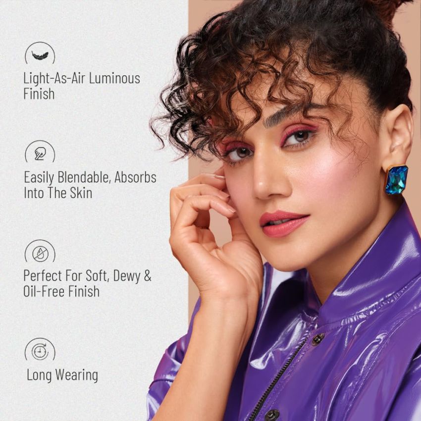 Swiss Beauty Drop & Glow Liquid Highlighter For Face Makeup | Illuminating Liquid Highlighter With Dewy Finish | Shade -Rosegold, 18ml