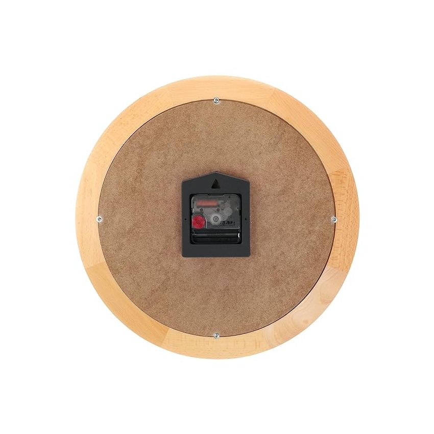 Titan Wooden Wall Clock with Domed Glass - 32.3 cm x 32.3 cm (Medium)