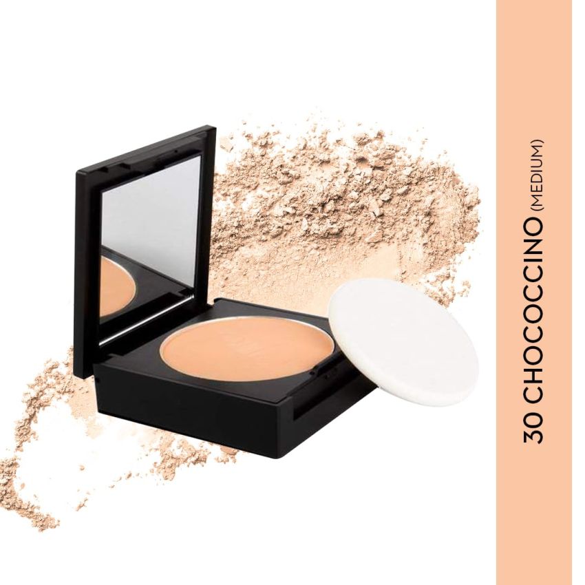 SUGAR Cosmetics Dream Cover Matte Compact Powder With SPF 15 & Vitamin E | Pressed Setting Powder | Blurs Pores - 30 Chococcino (medium)