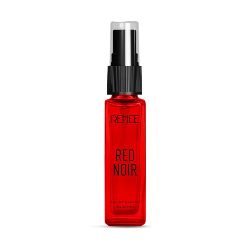 RENEE Red Noir Eau De Parfum 8ml, Bold Long Lasting Premium Luxury Fragrance with Fruity, Floral & Spicy Notes, Gift For All Occasions