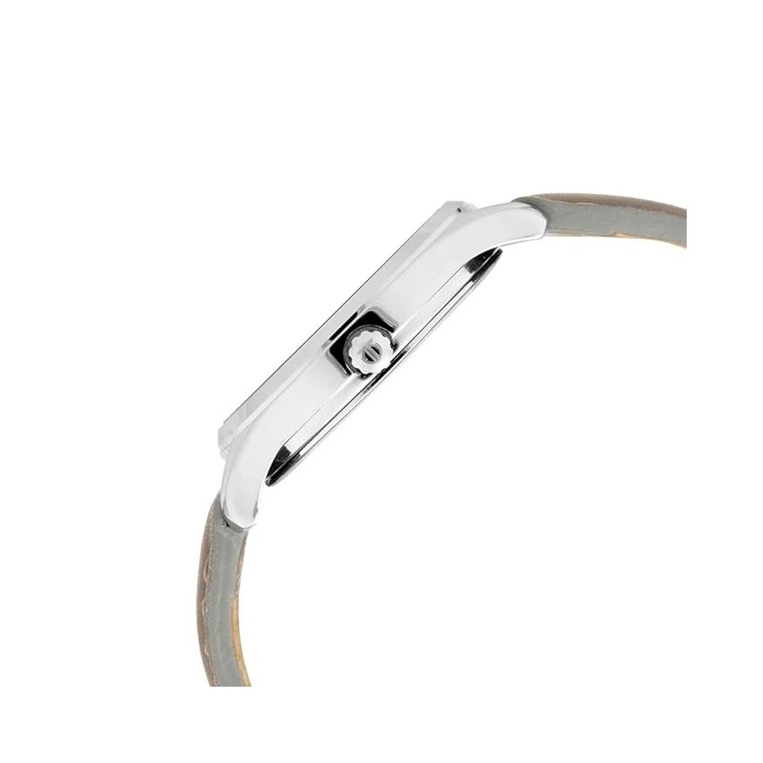 Titan Women's Analog Blue Dial Beige Band Leather Watch