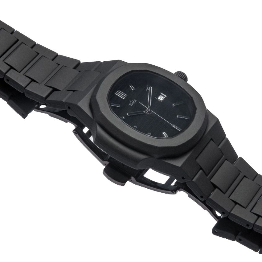 EIGHT KUWAIT Polycarbon Jet Black watch