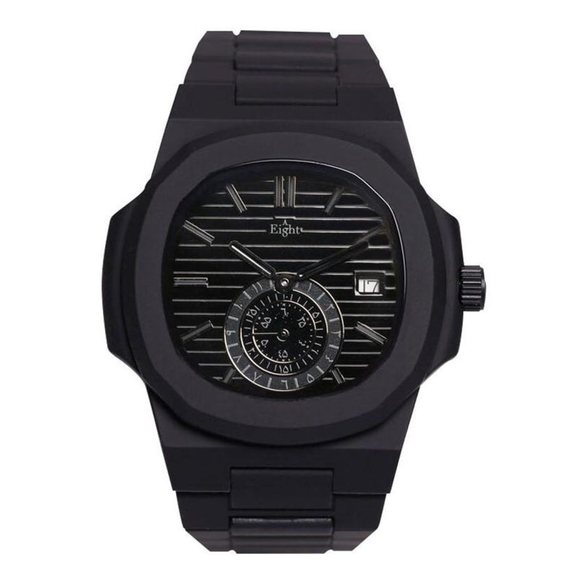 EIGHT KUWAIT The Chrono Black watch