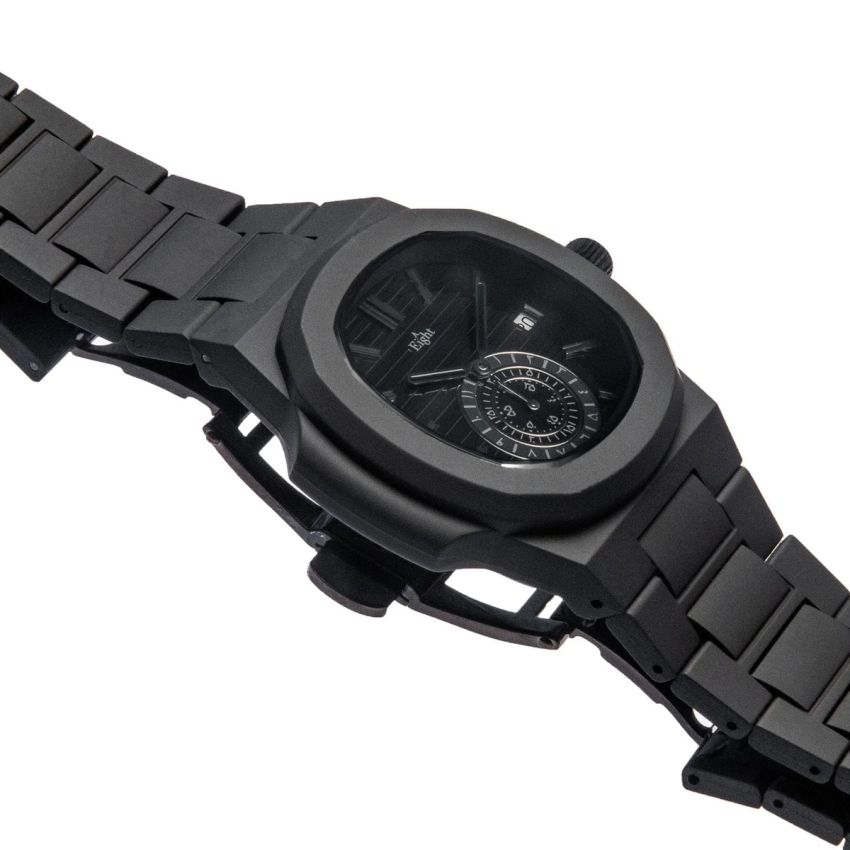 EIGHT KUWAIT The Chrono Black watch