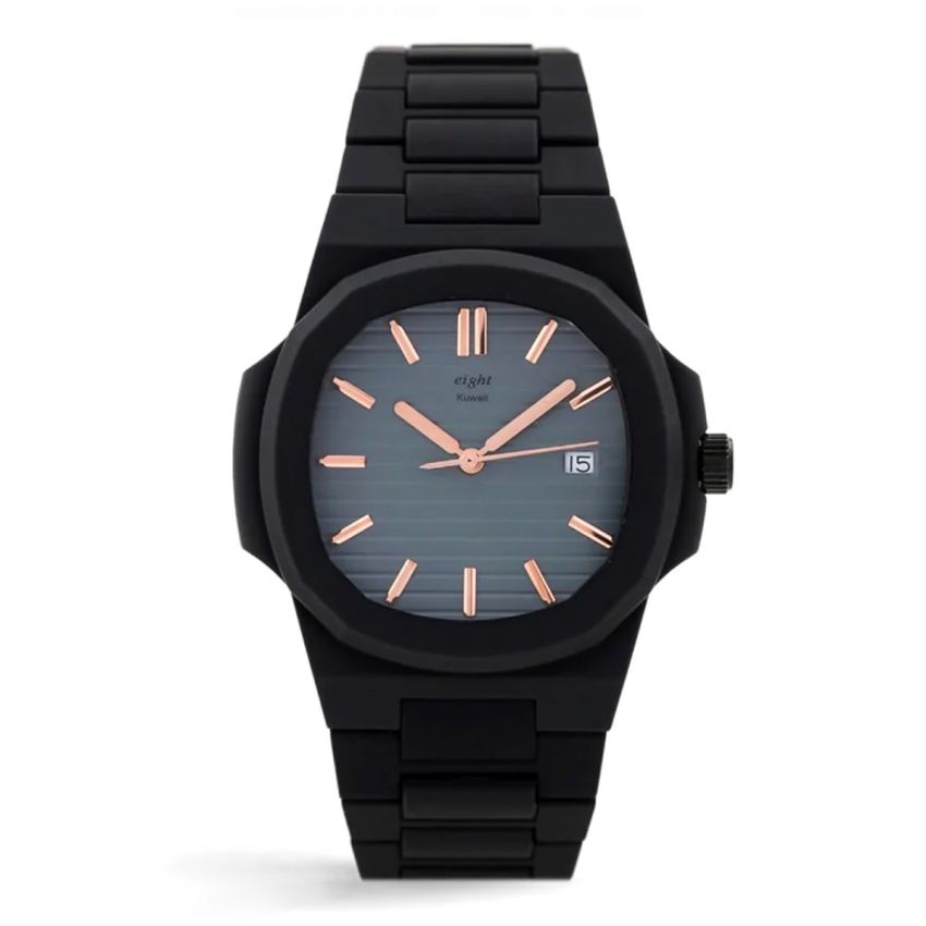 EIGHT KUWAIT Polycarbon Rose Gold watch