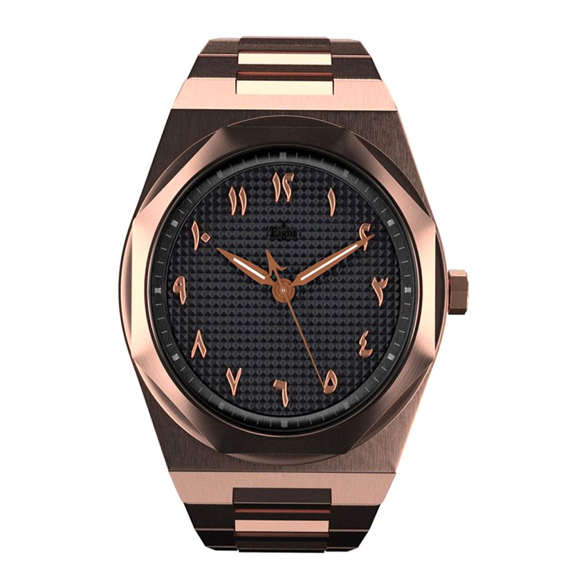 EIGHT KUWAIT Arabia Stainless Steel Rose Gold watch