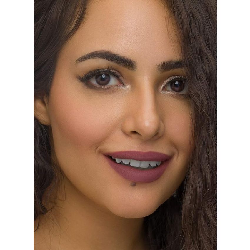 SUGAR Cosmetics Mettle Liquid Lipstick for Women | Highly Pigmented | Transferproof & Long Lasting | 7ml - 03 Estella (Neutral Pinky Brown)