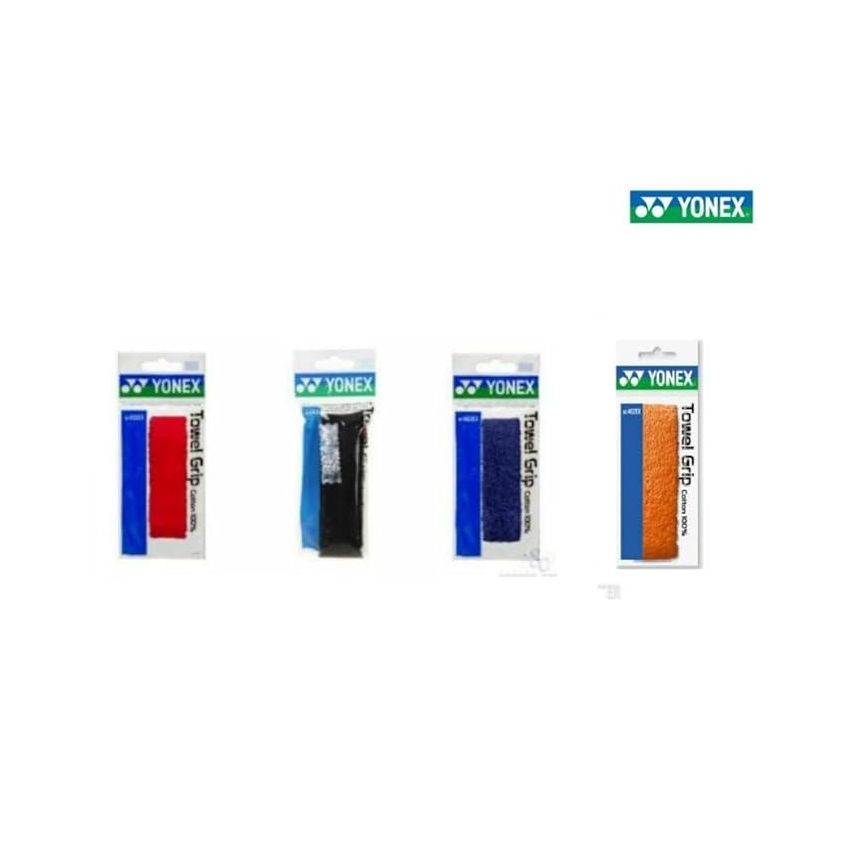 YONEX Ac 402EX Synthetic Badminton Towel Grip (Multicolour) - Pack of 4