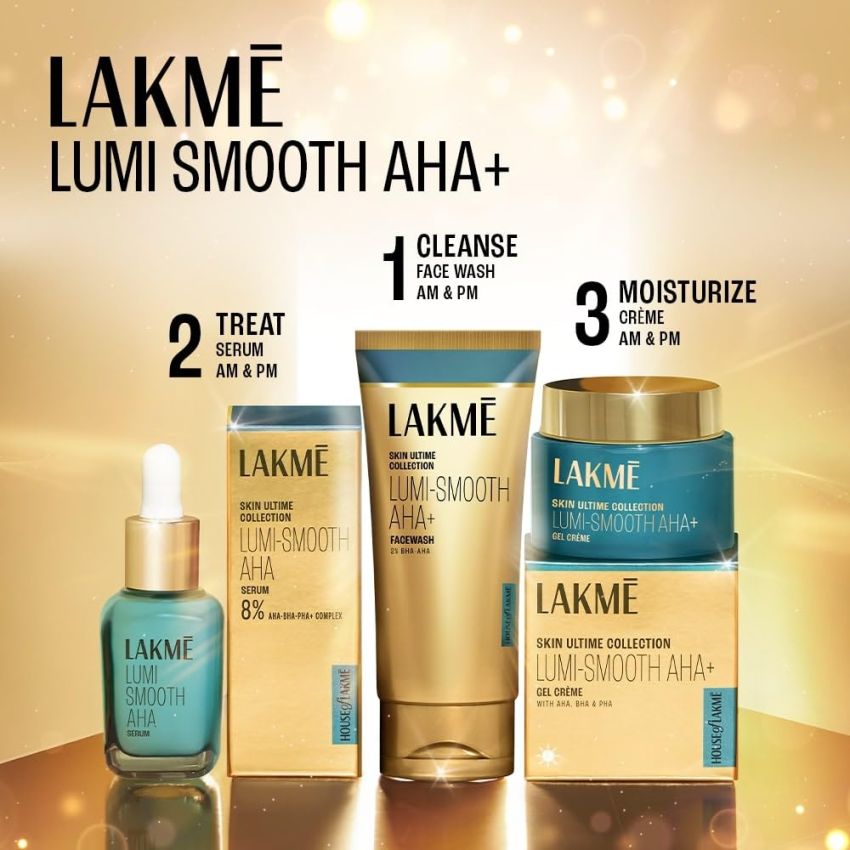 LAKMÉ Lumi Smooth Aha+Bha+Pha+B3 Cream To Exfoliate & Unclog Pores 50G