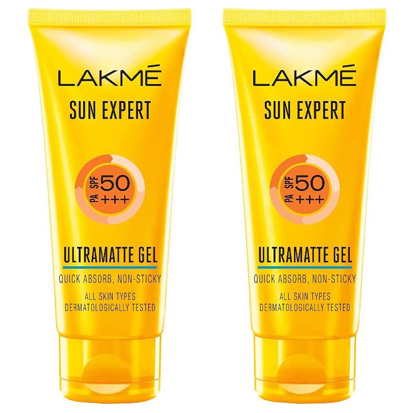LAKMÉ Sun Expert Spf 50 Gel For All Skin Types, 50 G (Pack Of 2)