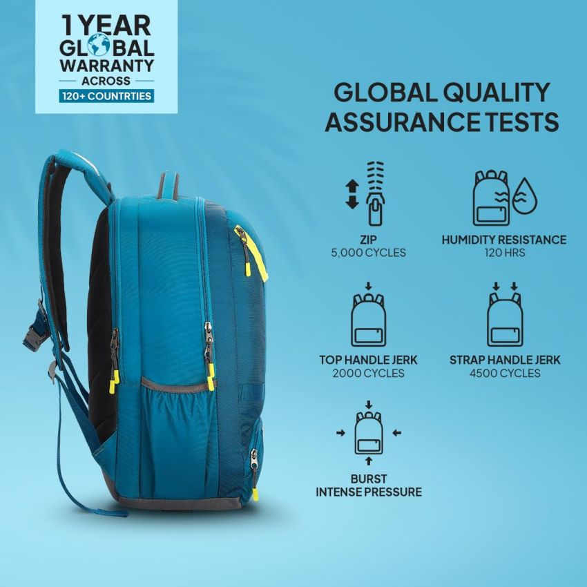 American Tourister Bowie The Outdoor Backpack In Teal - 35 Litre Capacity, 17