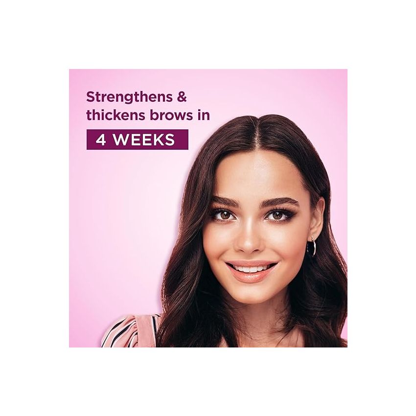 Bella Vita Organic Growbrow - Eyelash, Lashes & Eyebrows Hair Growth & Volume Serum With Castor, Onion Oil & Vitamin E, 12 ML