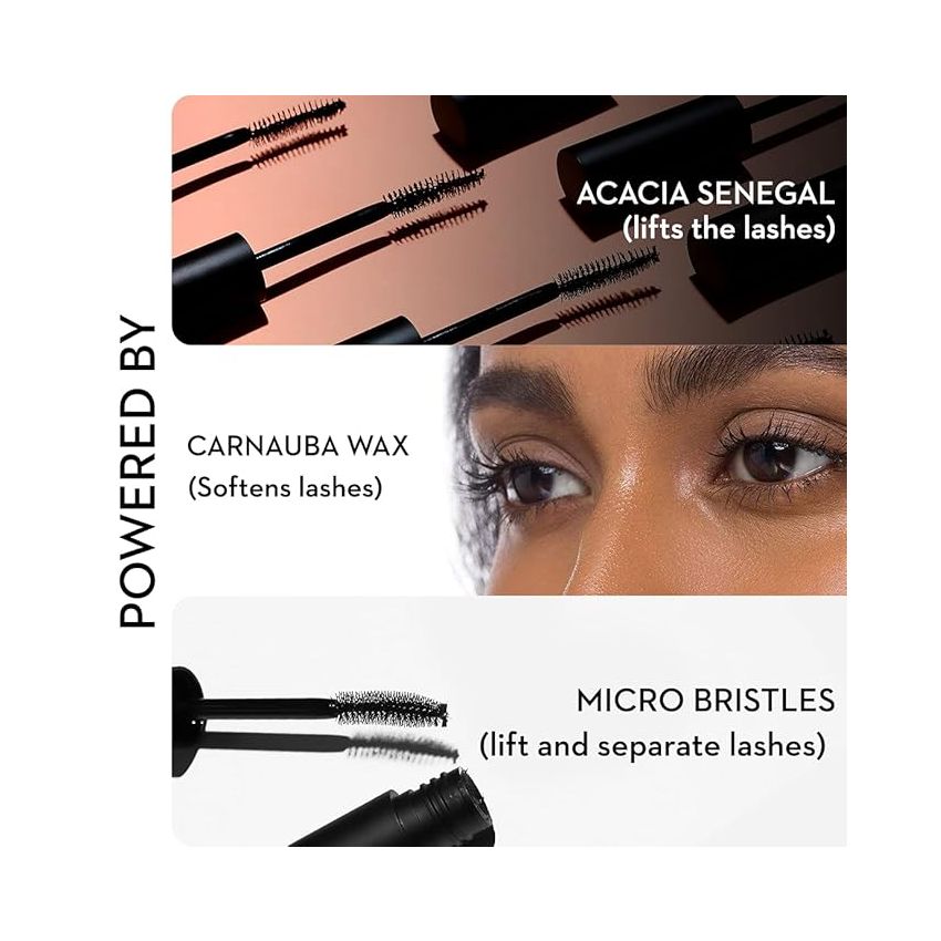 SUGAR Cosmetics Lash Mob Limitless Mascara - 01 Black With A Bang (Black) Eye Lash Protection, Black, Highly Pigmented.