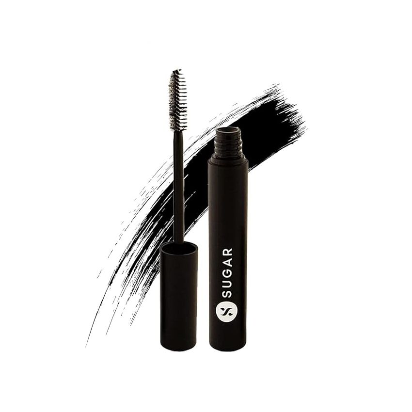 SUGAR Cosmetics Lash Mob Limitless Mascara - 01 Black With A Bang (Black) Eye Lash Protection, Black, Highly Pigmented.