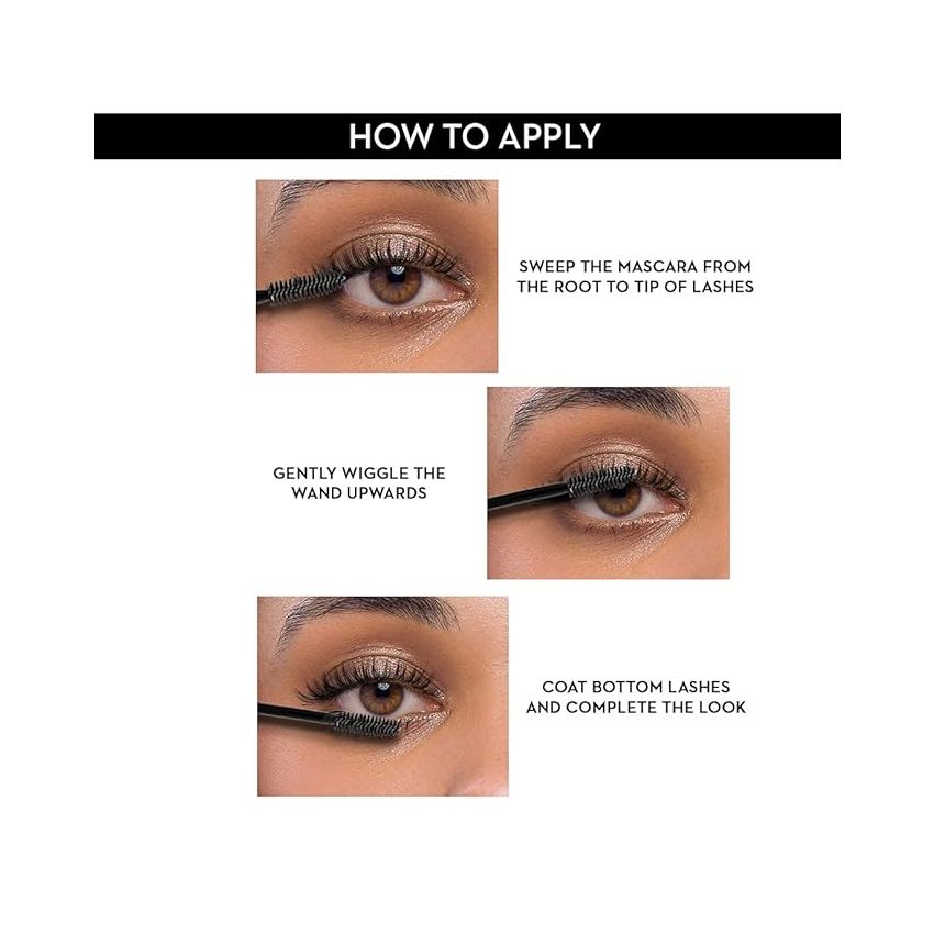 SUGAR Cosmetics Lash Mob Limitless Mascara - 01 Black With A Bang (Black) Eye Lash Protection, Black, Highly Pigmented.