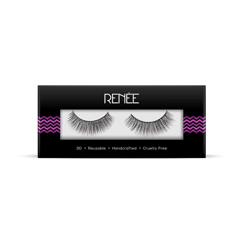 RENEE False Eyelashes Long Natural 3D Fake Eyelash Kirsten Perfection| Lightweight, Easy to Use| Soft & Comfortable | 1 Pair