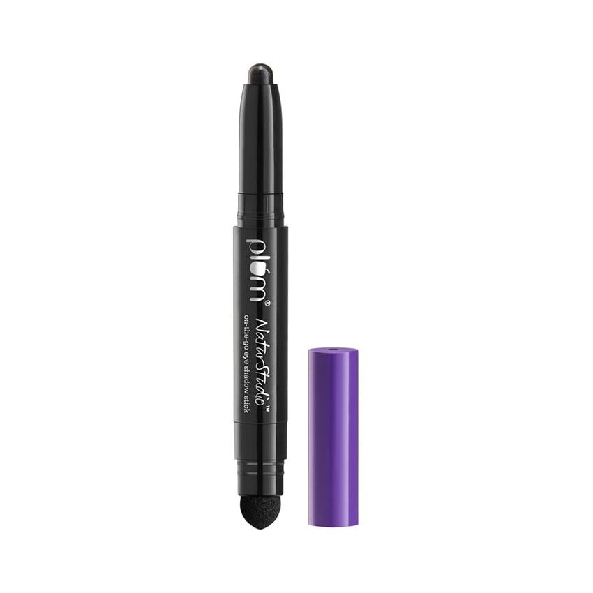 Plum NaturStudio on-the-go Eyeshadow Stick | Waterproof & Crease-proof | Highly Pigmented | With Smudger | Metallic Finish | 126 Together Forever