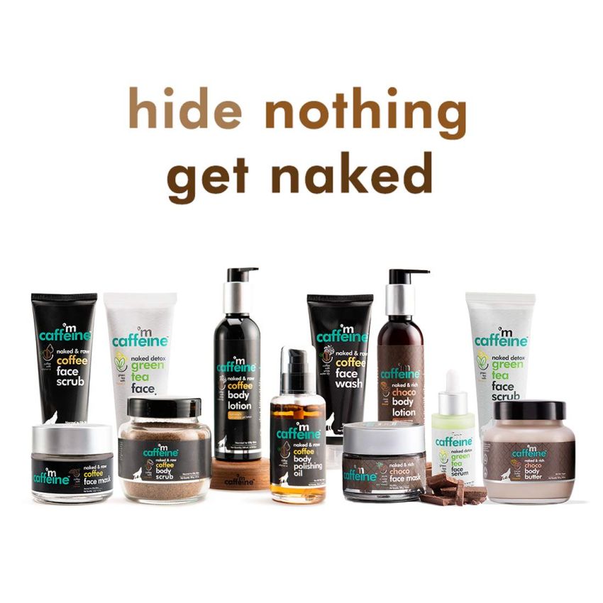 MCaffeine Coffee De-Tan Face Polishing Kit ( Tan Removal, Sun Protection | Face Scrub, Face Mask, Face Serum | All Skin | Paraben and Mineral Oil-Free )