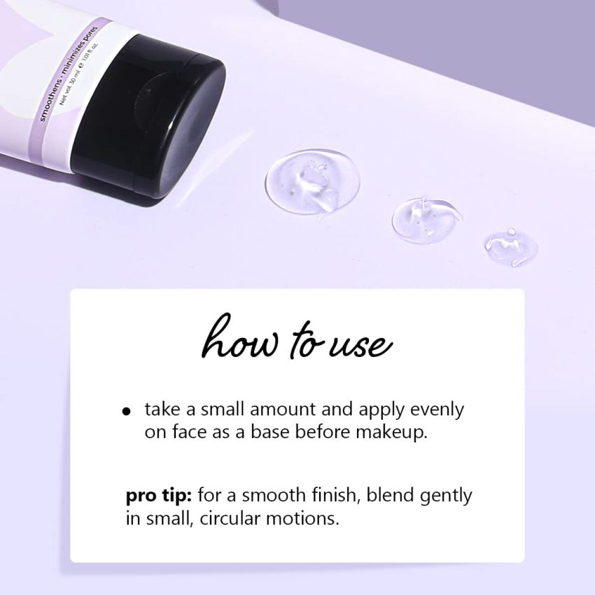 Plum Prep Set Go Face Primer | Minimizes Pores | Weightless Formula | 100% Vegan & Cruelty Free | 30 ml