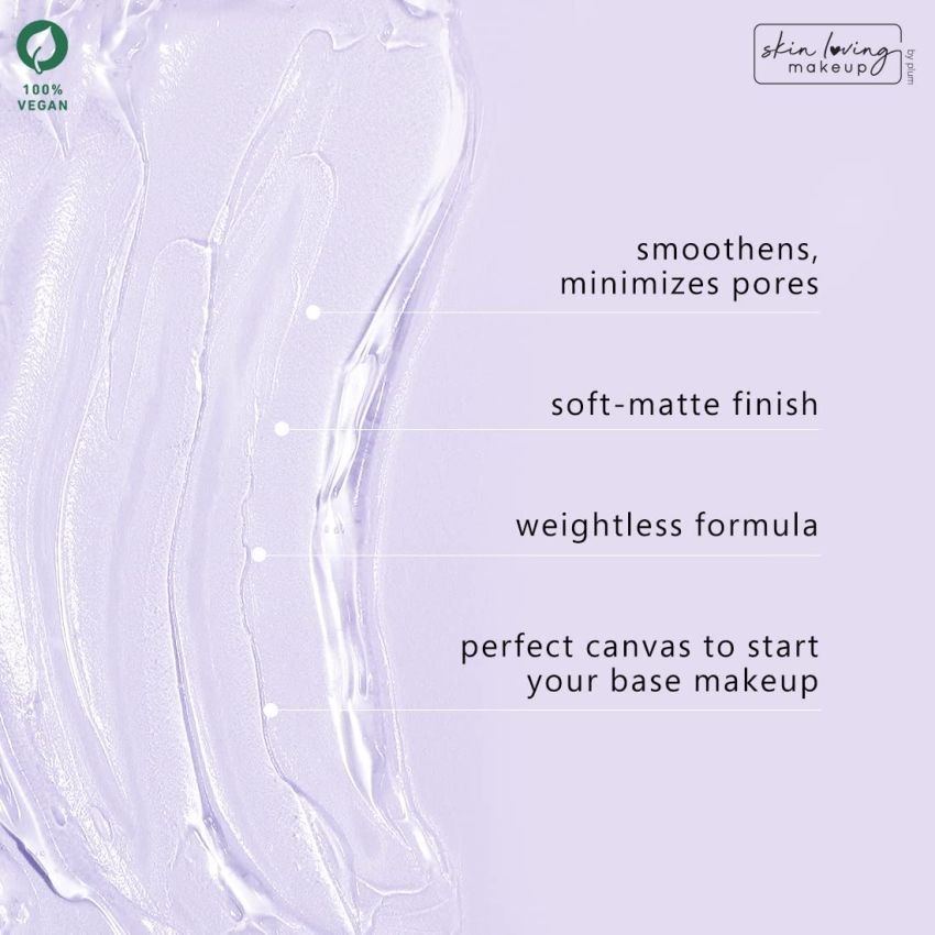 Plum Prep Set Go Face Primer | Minimizes Pores | Weightless Formula | 100% Vegan & Cruelty Free | 30 ml