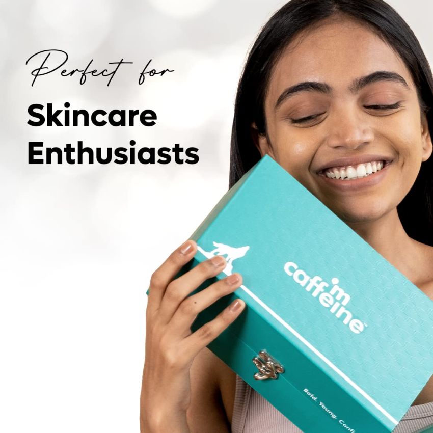 mCaffeine Face Serum Combo Gift Kit | Gift Hamper with Signature Green Tea Face Serums | Thoughtful Gift for Anniversary, Birthday & All Occasions