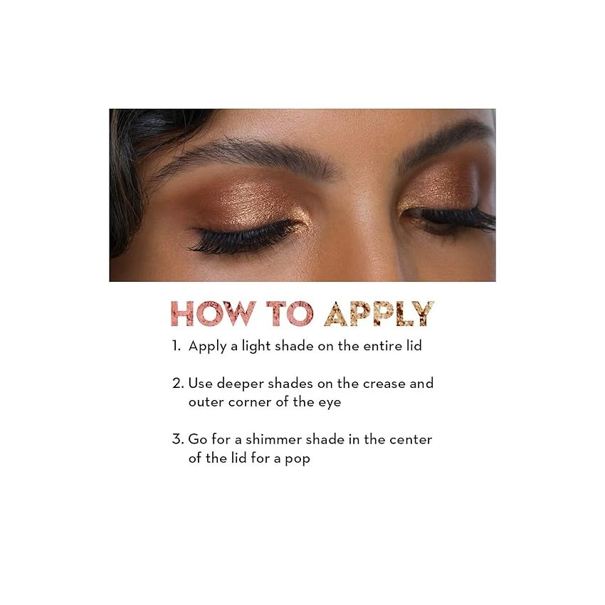 SUGAR Cosmetics - Blend The Rules - Eyeshadow Palette - 04 Fetish (8 Nudes Shades) - Long Lasting, Smudge Proof Eyeshadow for Smoky Eye Look, Paraben-Free