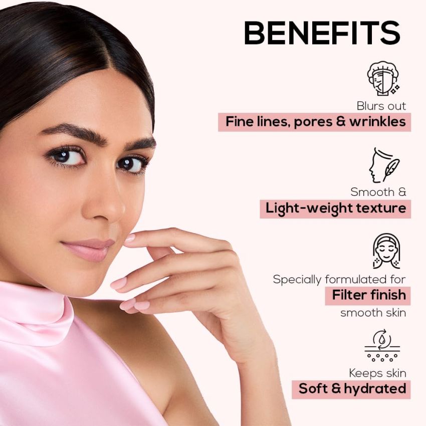 RENEE Bollywood Filter Face Primer 15gm | for a Flawless & Smooth Skin | Blurs Fine Lines, Wrinkles & Pores Instantly | Hydrating, Lightweight & Non-sticky | Cruelty-free