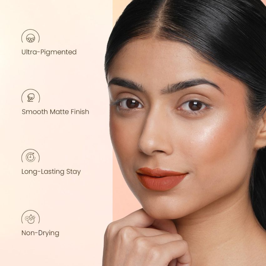 Swiss Beauty Line & Fine Lip Duo with Lip Liner & HD Matte Lipstick |Matte Finish |Long-Lasting | Non-Drying | 3.2gm