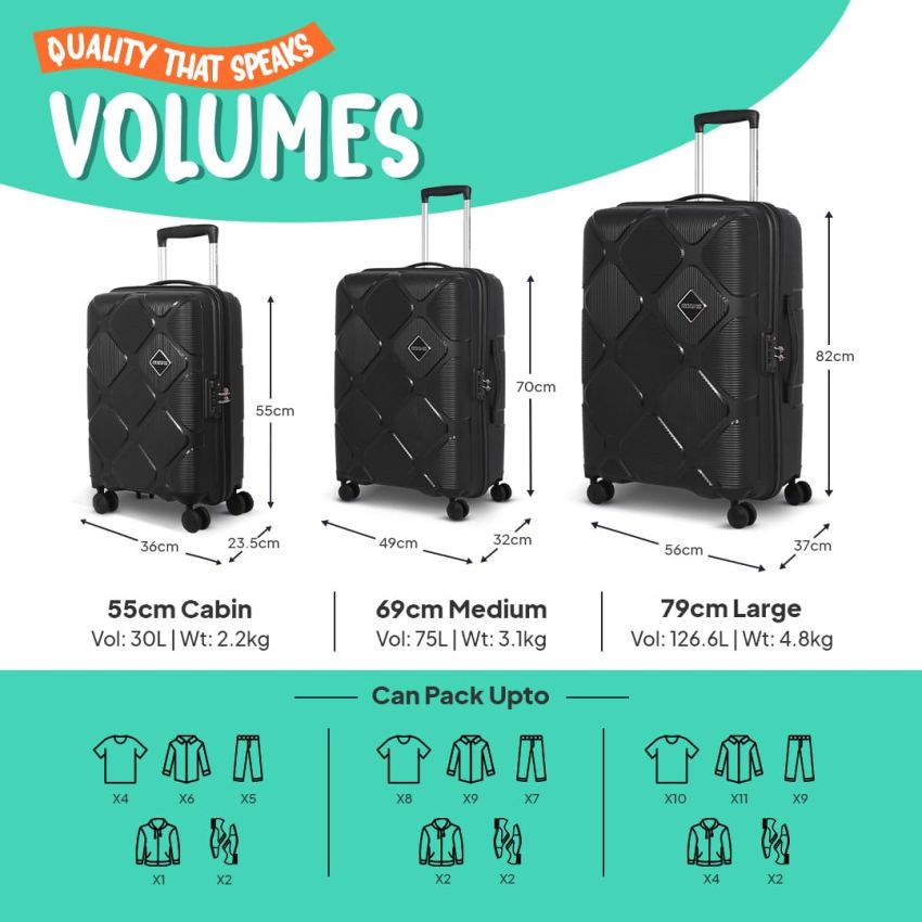 American Tourister AMT INSTAVIBE+ SP79 BLACK