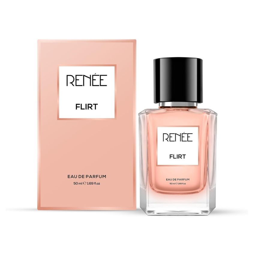 RENEE Flirt Eau De Parfum 50ml - Premium Long-lasting Fragrance With Notes of Mandarin, Rose, Vanilla - Versatile Scent for All Occasions - Perfect Gifting Option