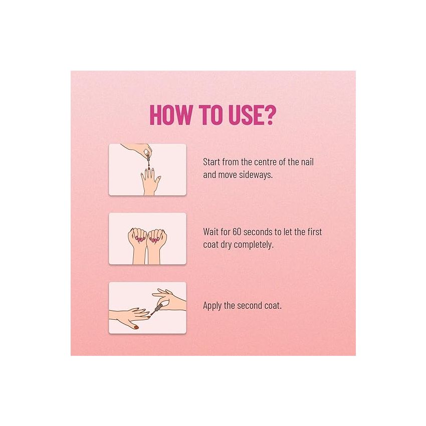 Swiss Beauty Stunning Nail Lacquer | Chip Resistant, Quick drying nail paint | Highly Pigmented with high shine Nail polish | Shade - Barefoot Mauve, 10gm