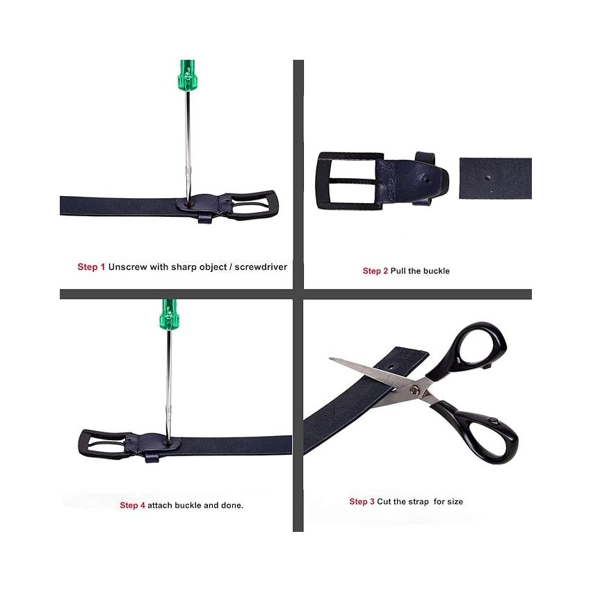 URBAN FOREST Leather Belt for Men