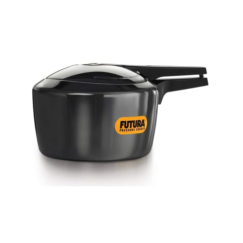 Hawkins Futura 3 Litre Pressure Cooker, Hard Anodised Inner Lid Pressure Cooker, Pan Cooker, Black (FP30)