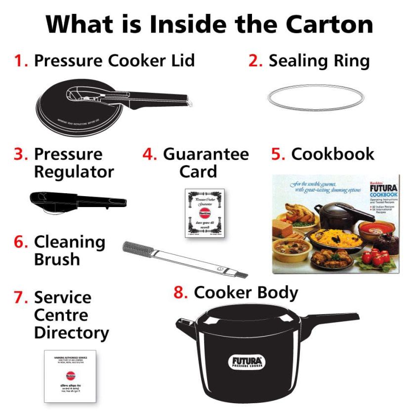 Hawkins Futura 9 Litre Pressure Cooker, Hard Anodised Pressure Cooker, Big Cooker, Black (FP90)